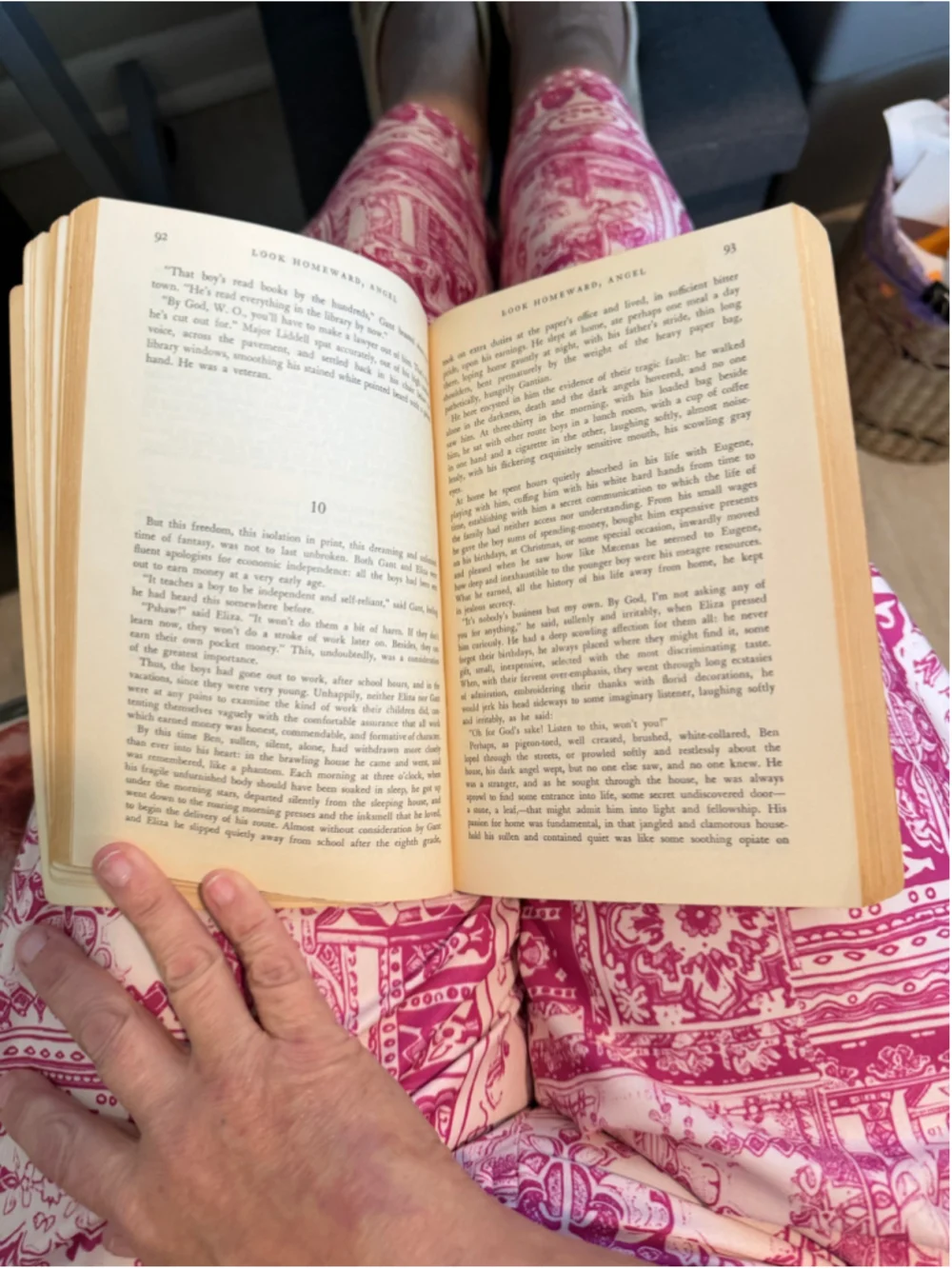 Look Homeward, Angel by Thomas Wolfe, Scribner Library Edition, Vintage Reads